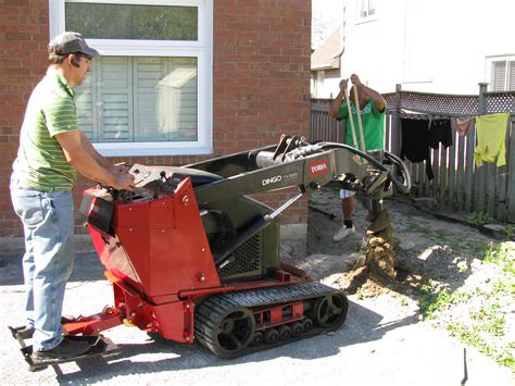 walk behind digger rental